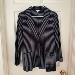 J.Jill Striped Blazer Top